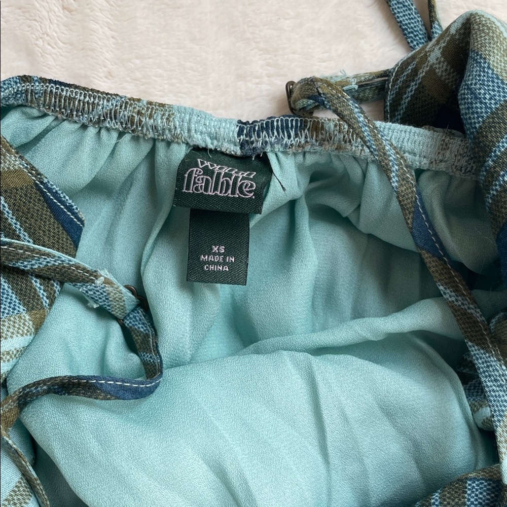 wild fable Blue Plaid Maxi Dress - Picture 2 of 4